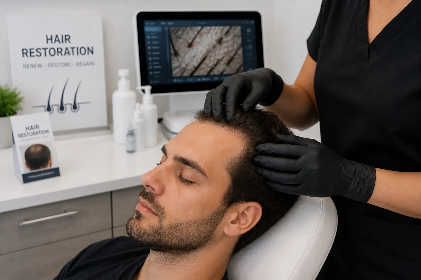 Hair Restoration service at Bridgecare Health Network